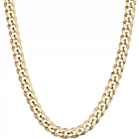 Pánský stříbrný řetízek pancr cm, stříbro o ryzosti 925 pozlacený