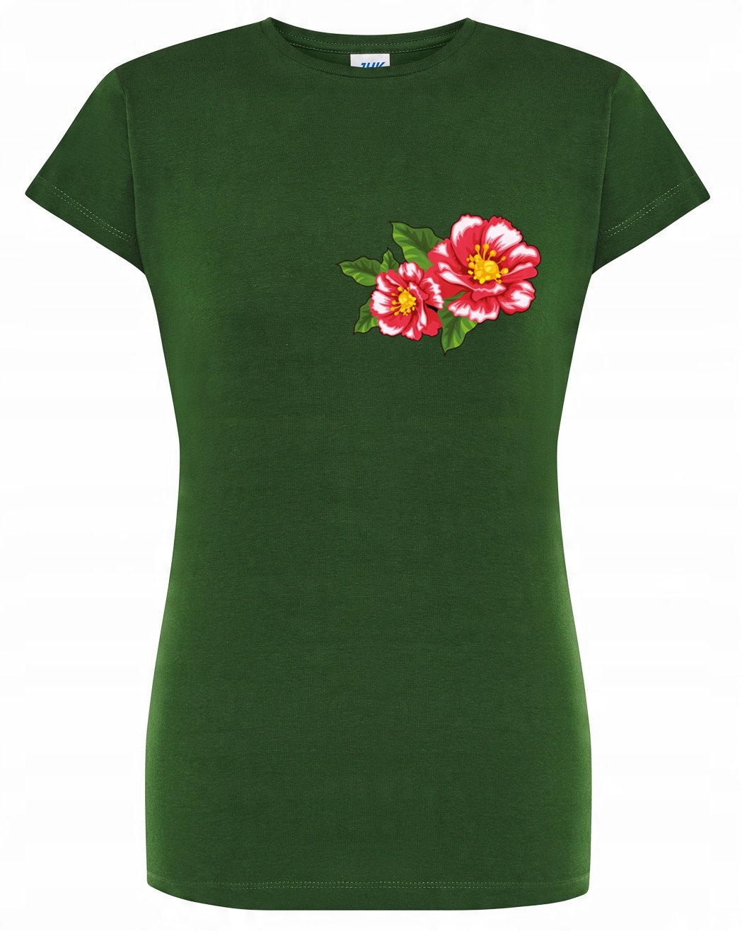 

Koszulka w kawiaty. t-SHIRT W Kolorowy Motyw XL