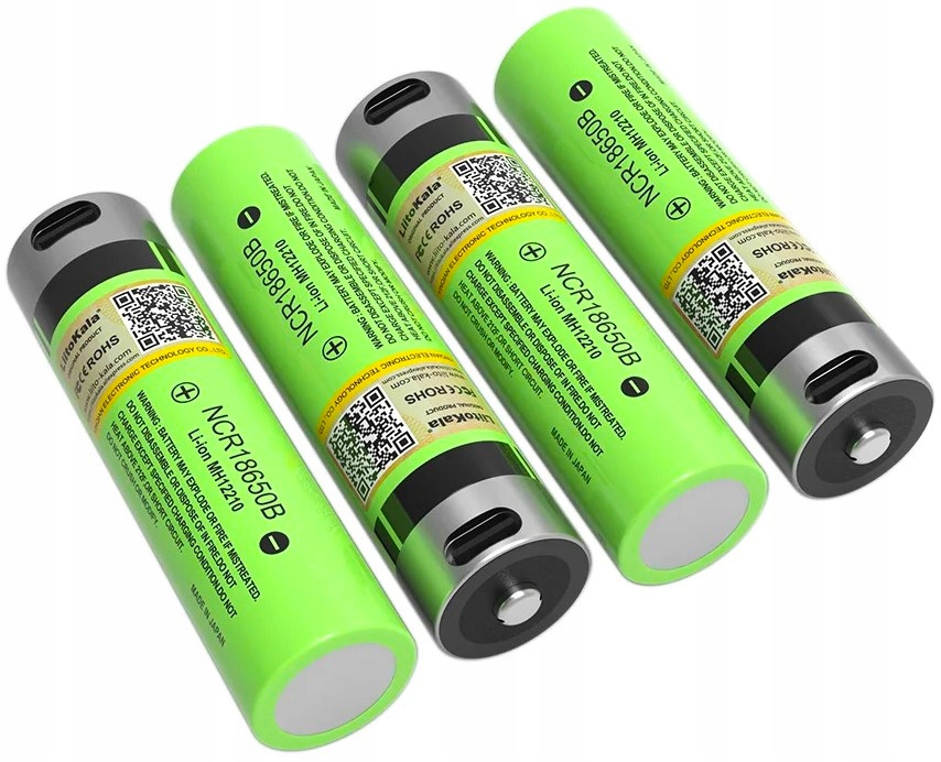 Akumulator 18650 Liitokala 3400 mAh USB-C 3,7 V – Sprawdź miejsce na ogniwo