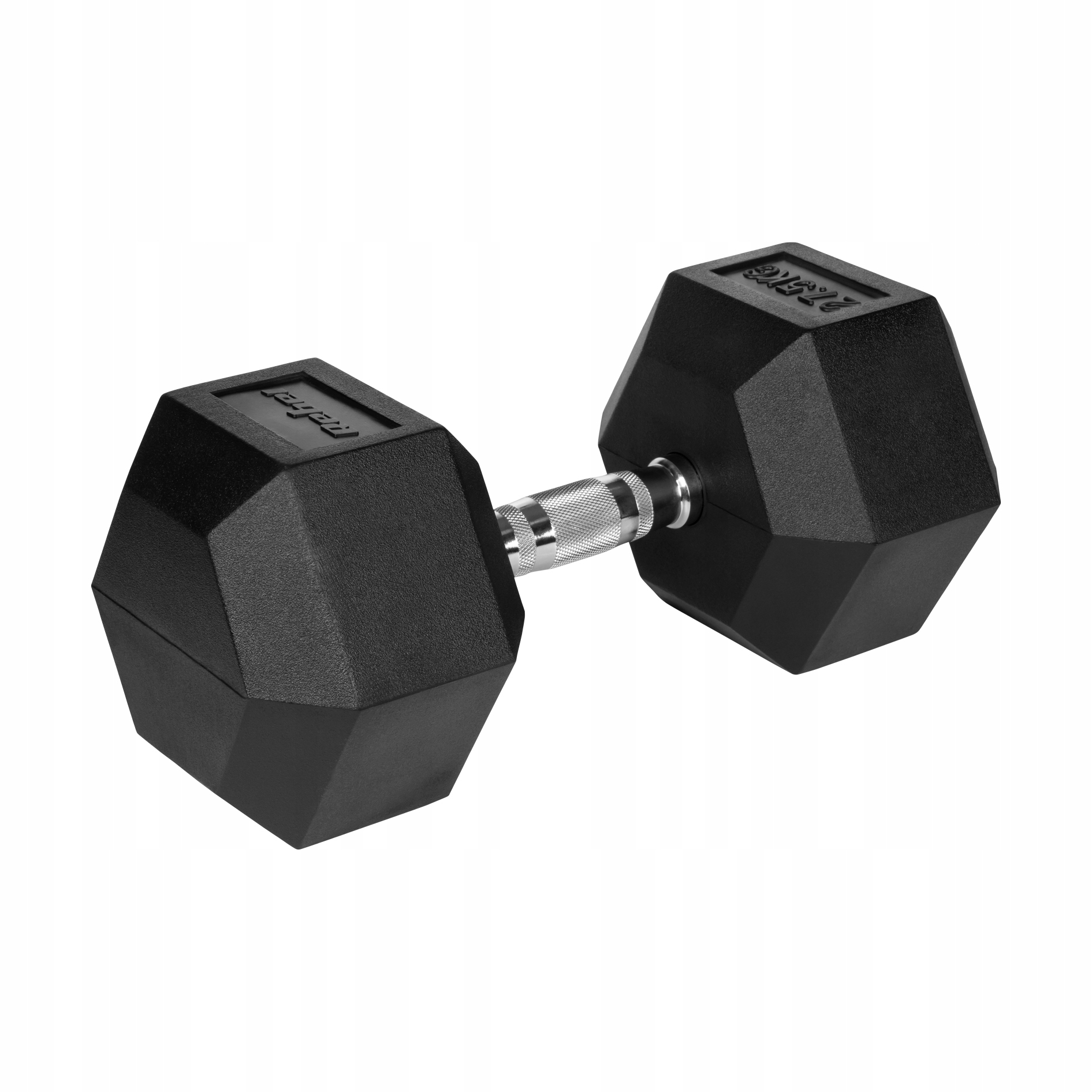 Rebel RBA-2325-27.5 Pogumovaná litinová činka Hex 1 x 27,5 kg