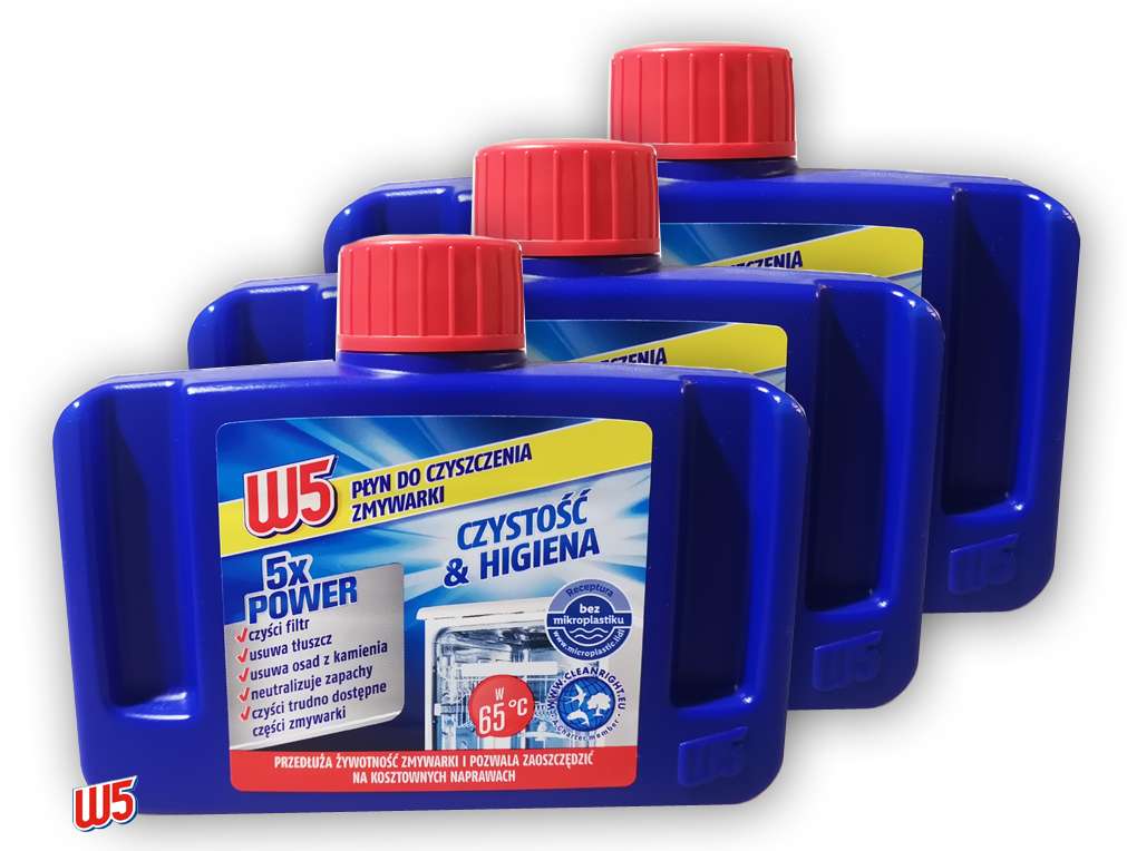 

Płyn Do Czyszczenia Zmywarki W5 3x250ml