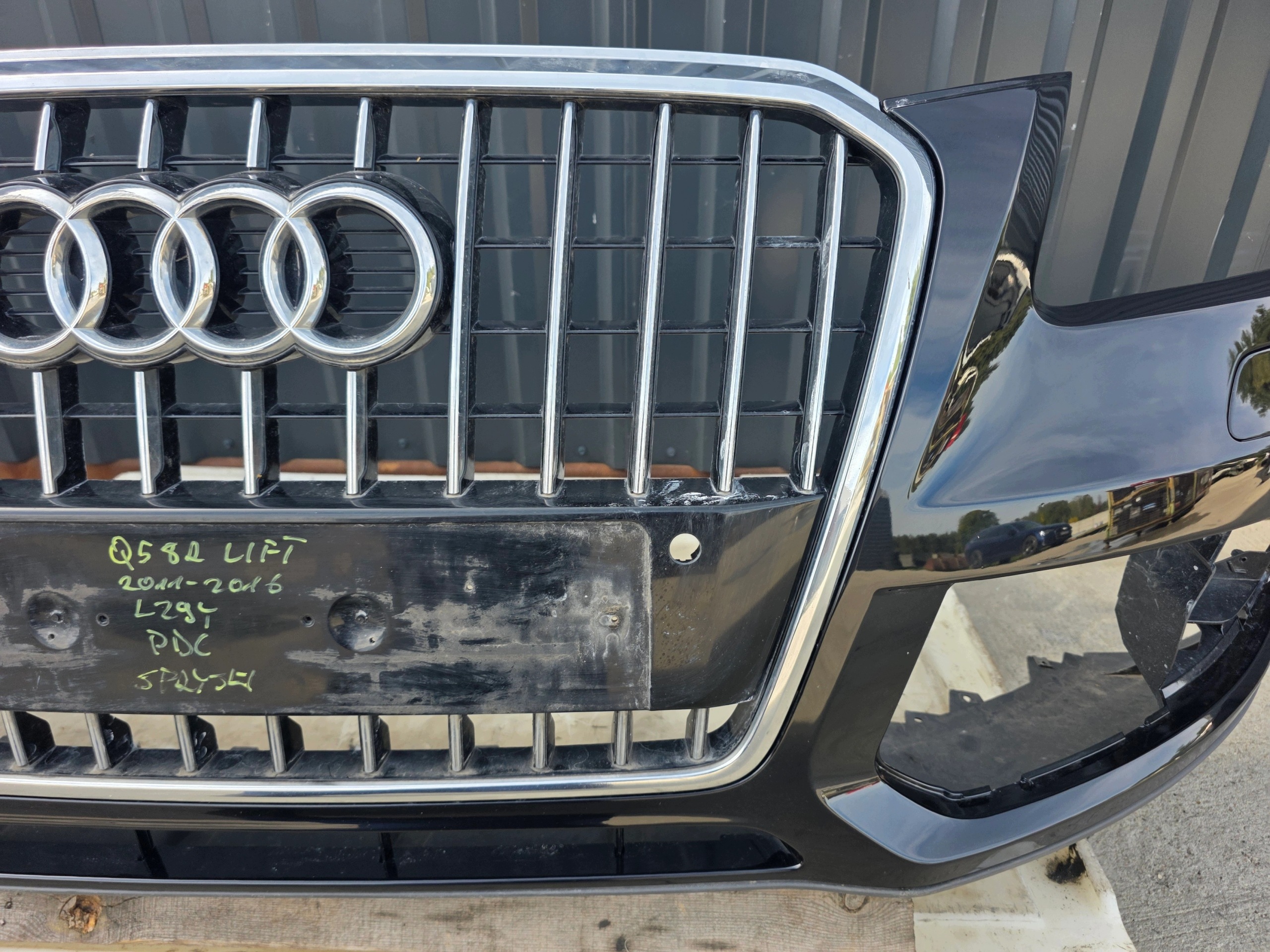 bumper front AUDI Q5 8R LZ9Y washers PDC LIFT complete 2012-2016 !!!