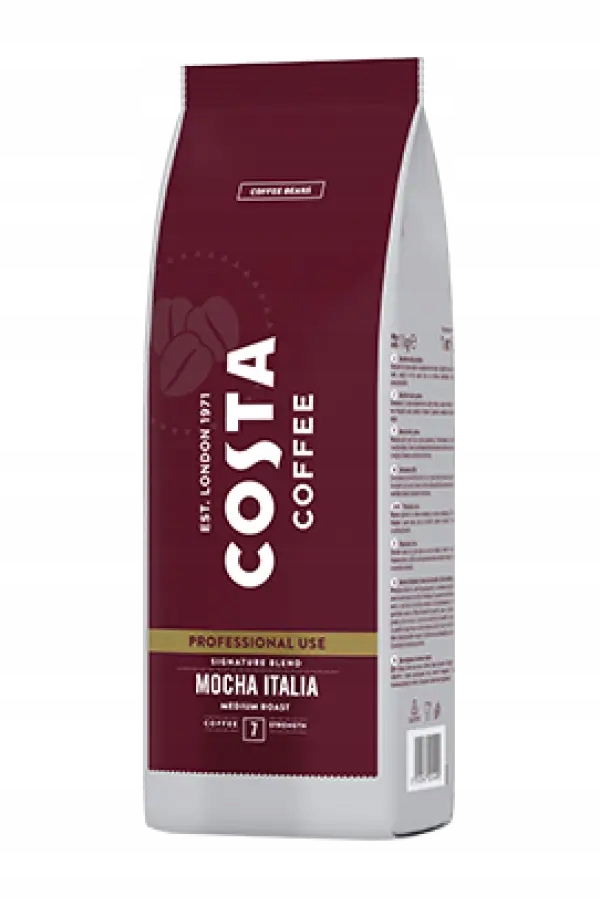 Levně Káva zrnková Costa Mocha Italia Signature Blend Medium Roast 7 1000g 1kg