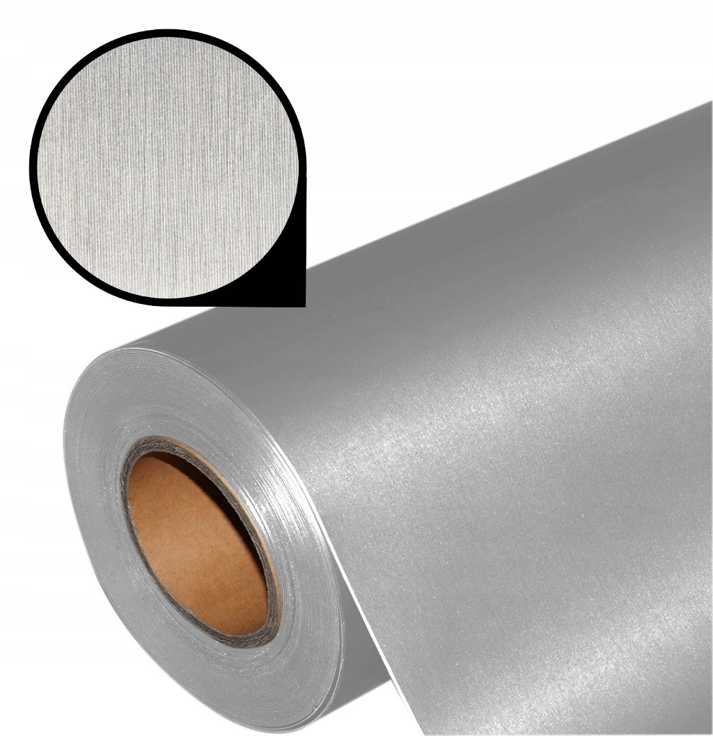 Folia drapana Hair Line SHA-04 Silver 1 mb