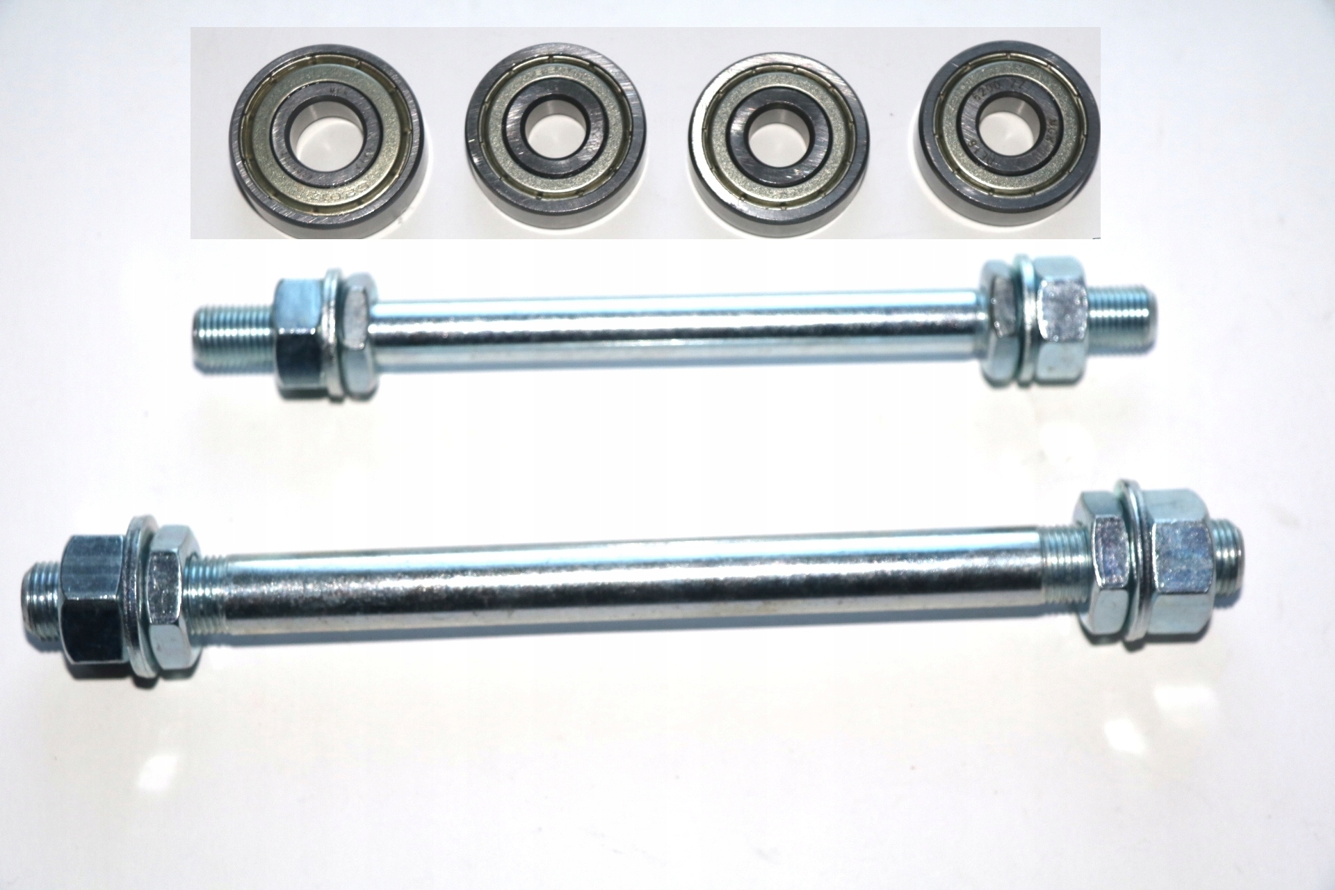 OŚ OŚKA KOŁA PRZÓD + TYŁ ROMET OGAR KOMAR+ ŁOŻYSKA