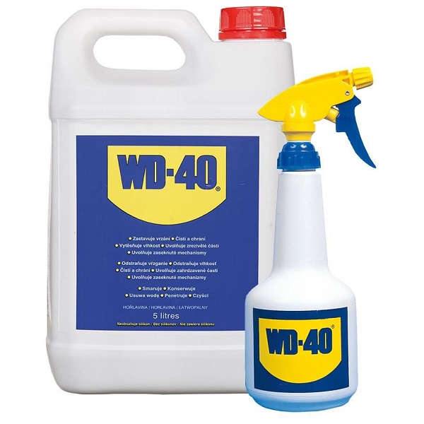 WD40 odrdzewiacz wielofunkcyjny z rozpylaczem 5L