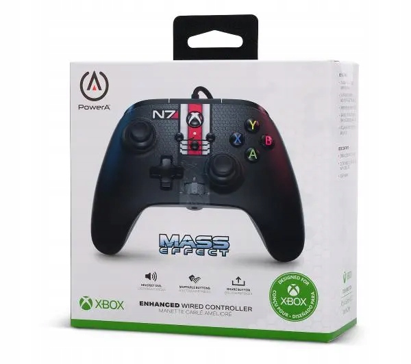 Gamepad PowerA Enhanced Mass Effect N7 do Xbox Series X/s, Xbox One, Pc