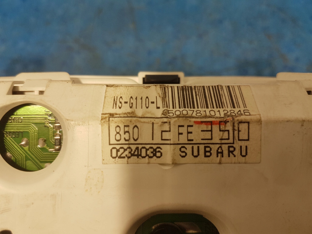 85012FE350 спидометр IMPREZA GD II 2,0 GX Бензин 02
