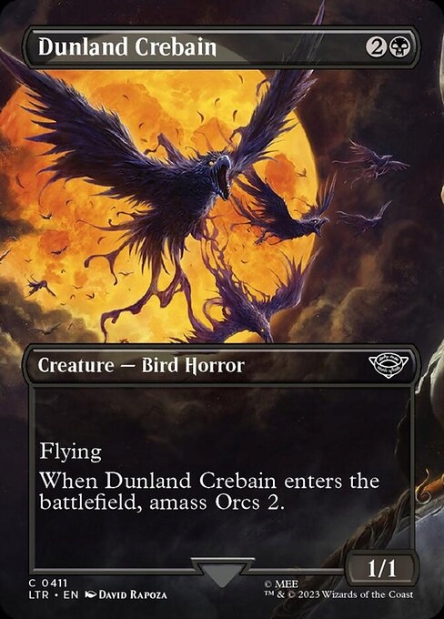 Mtg Ltr #411 Dunland Crebain Foil
