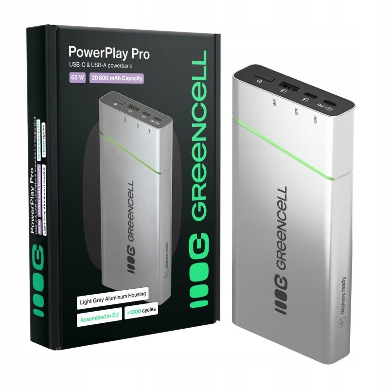Green Cell Powerbanka 65W PowerPlay 20800 mAh Pd Pl