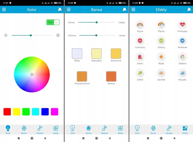 LAMPA LED RGB Z GŁOŚNIKIEM BLUETOOTH 60W+PILOT+APP Liczba punktów światła więcej niż 12
