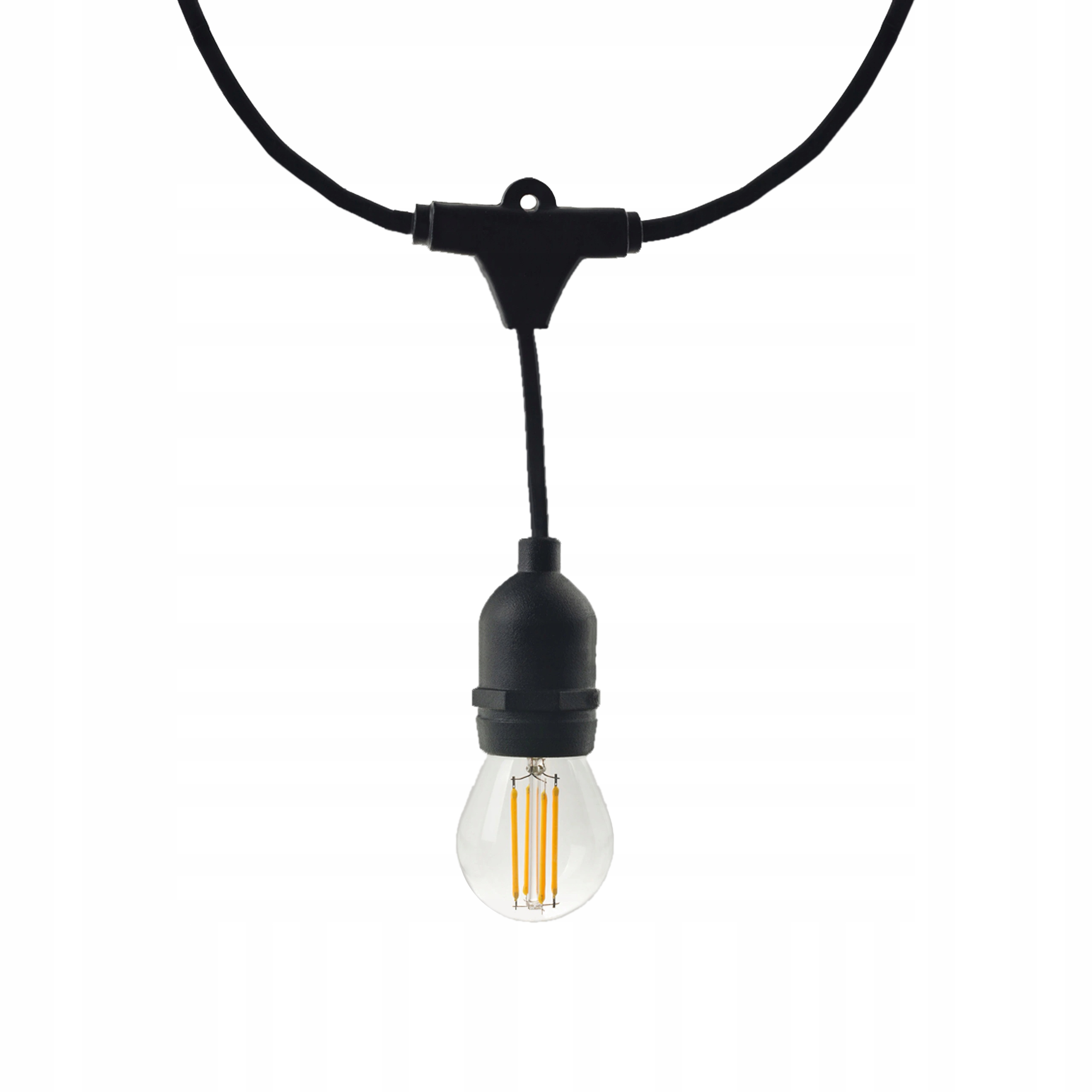 Zahradní světelná girlanda 10 m 10 x Led žárovka 1 W Venkovní vodotěsná