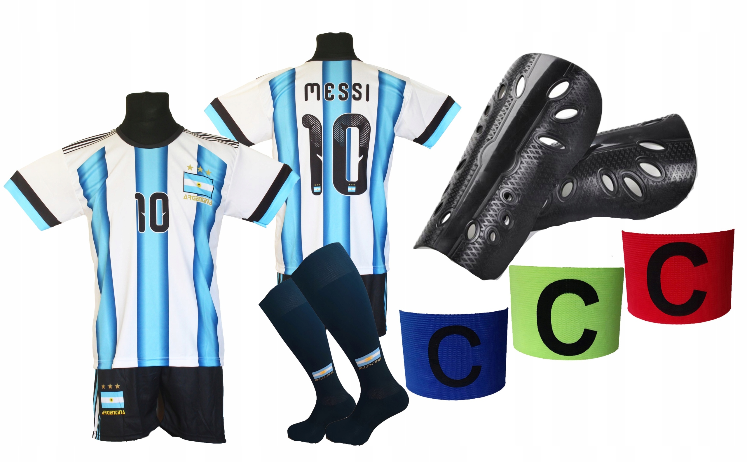 Fotbalové oblečení pro děti Messi Argentina Oo 158