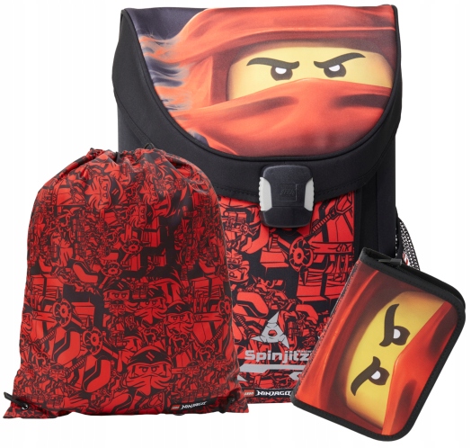 Lego Ninjago Plecak Easy Kai Red Zestaw 20015-2202