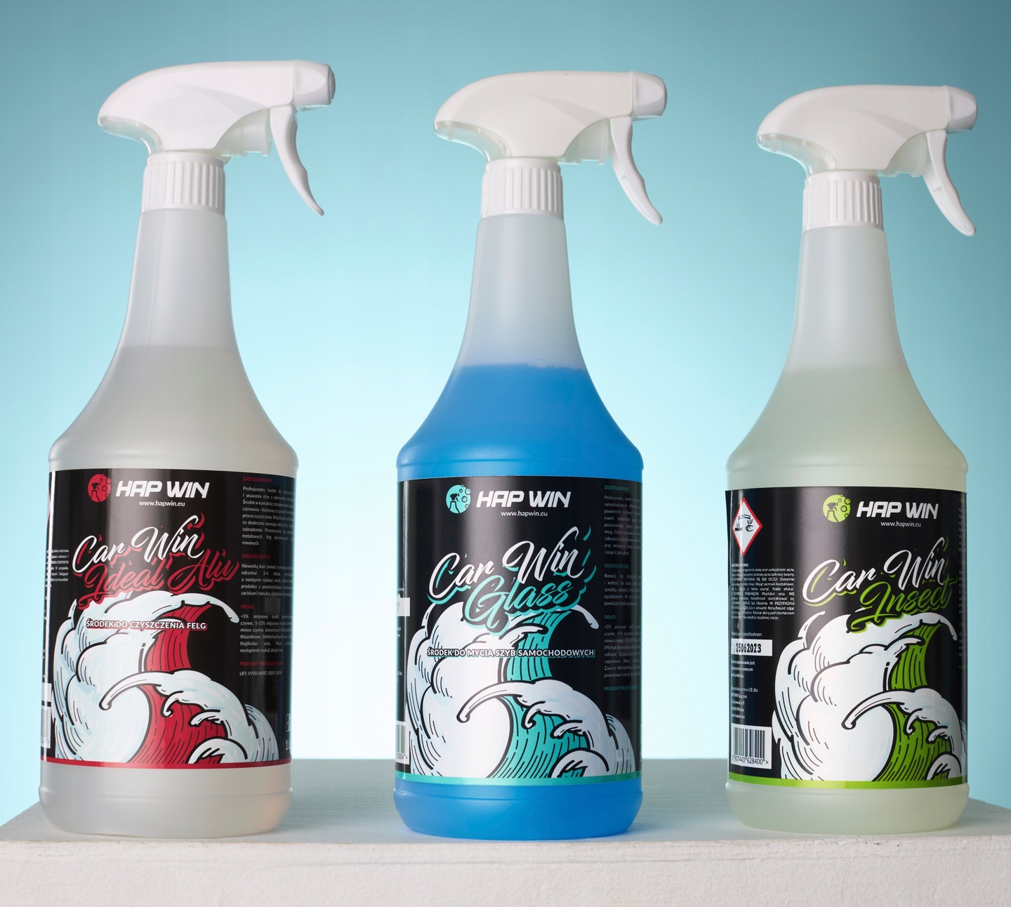 HAP WIN DO USUWANIA OWADÓW Z SZYB LAKIERU 1L EAN (GTIN) 5907443628400