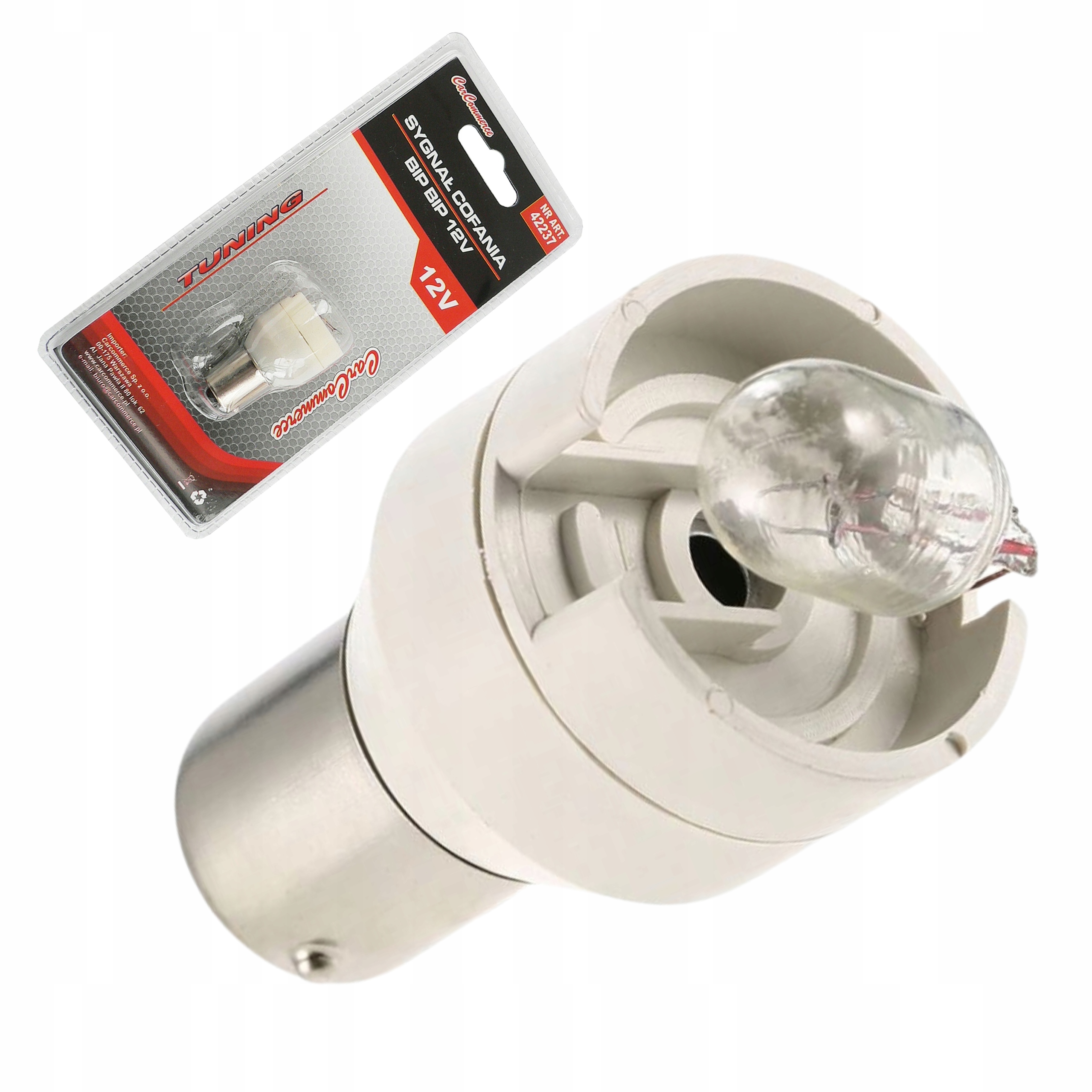 Sygnał Dźwiękowy Cofania Bip Bip P21W BA15s 12V 21W do auta Carcommerce