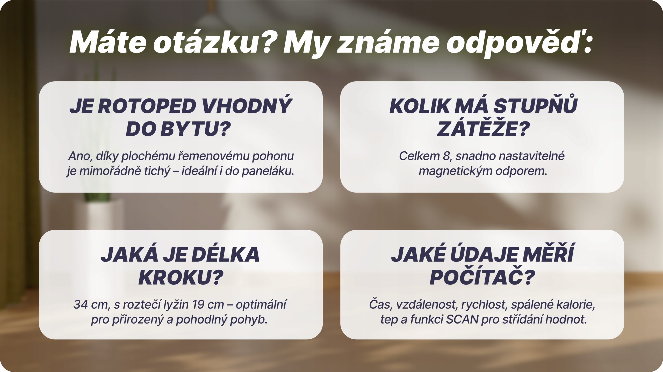 Magnetický eliptical BE42 Šířka výrobku 61 cm