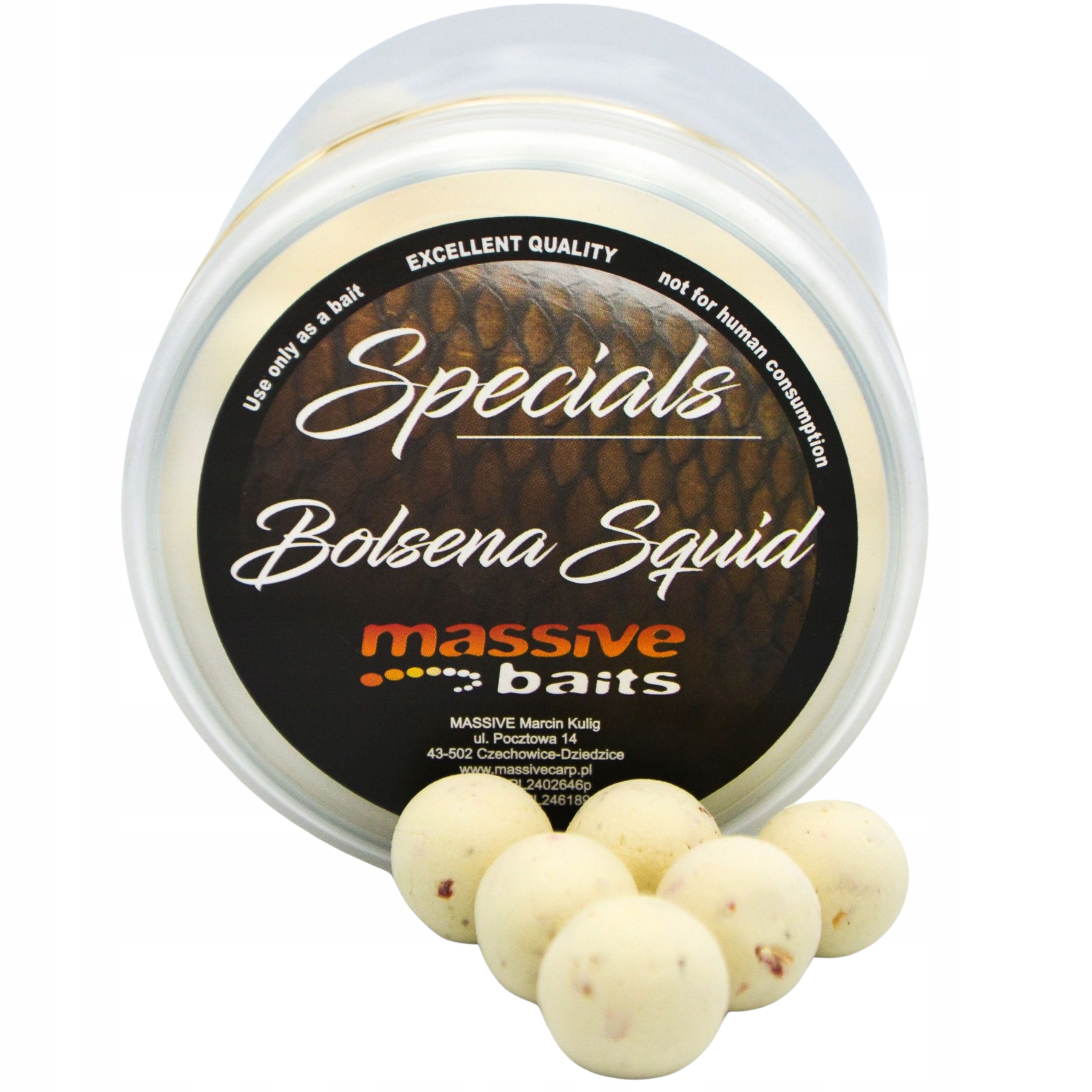 Kulki Pływające Przynęta Pop-up Special Bolsena Squid 14mm Massive Baits