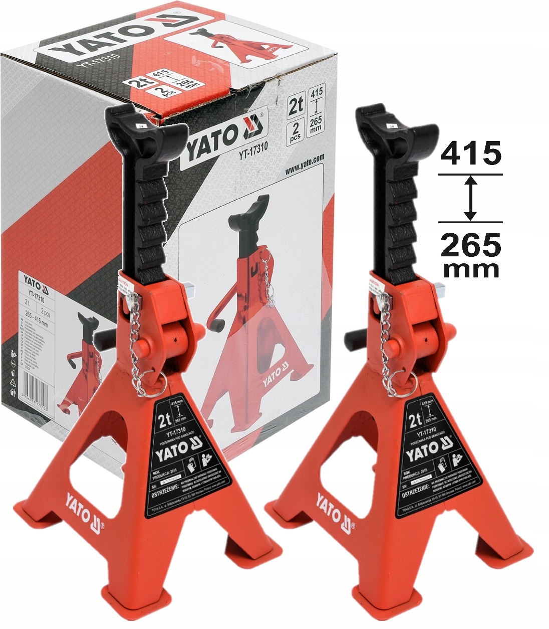 

Podstawki Kobyłka Pod Samochód 2T 2 Szt YT-17310