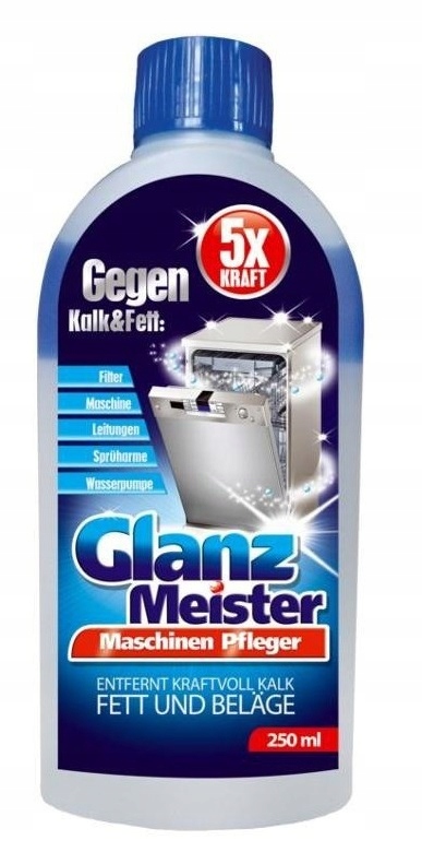 

Glanz Meister czyścik do zmywarki w płynie 250 ml