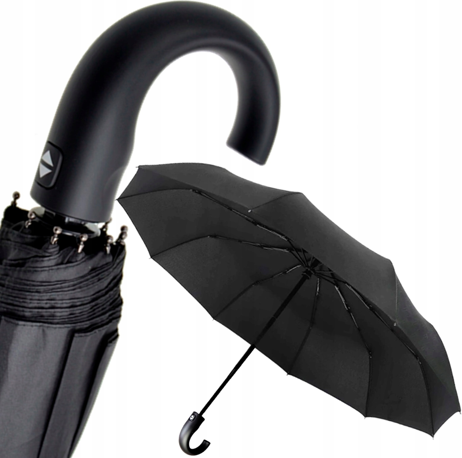 PARASOL MĘSKI DAMSKI PARASOLKA MĘSKA DAMSKA AUTOMAT UNISEKS CZARNA MOCNA Płeć mężczyzna