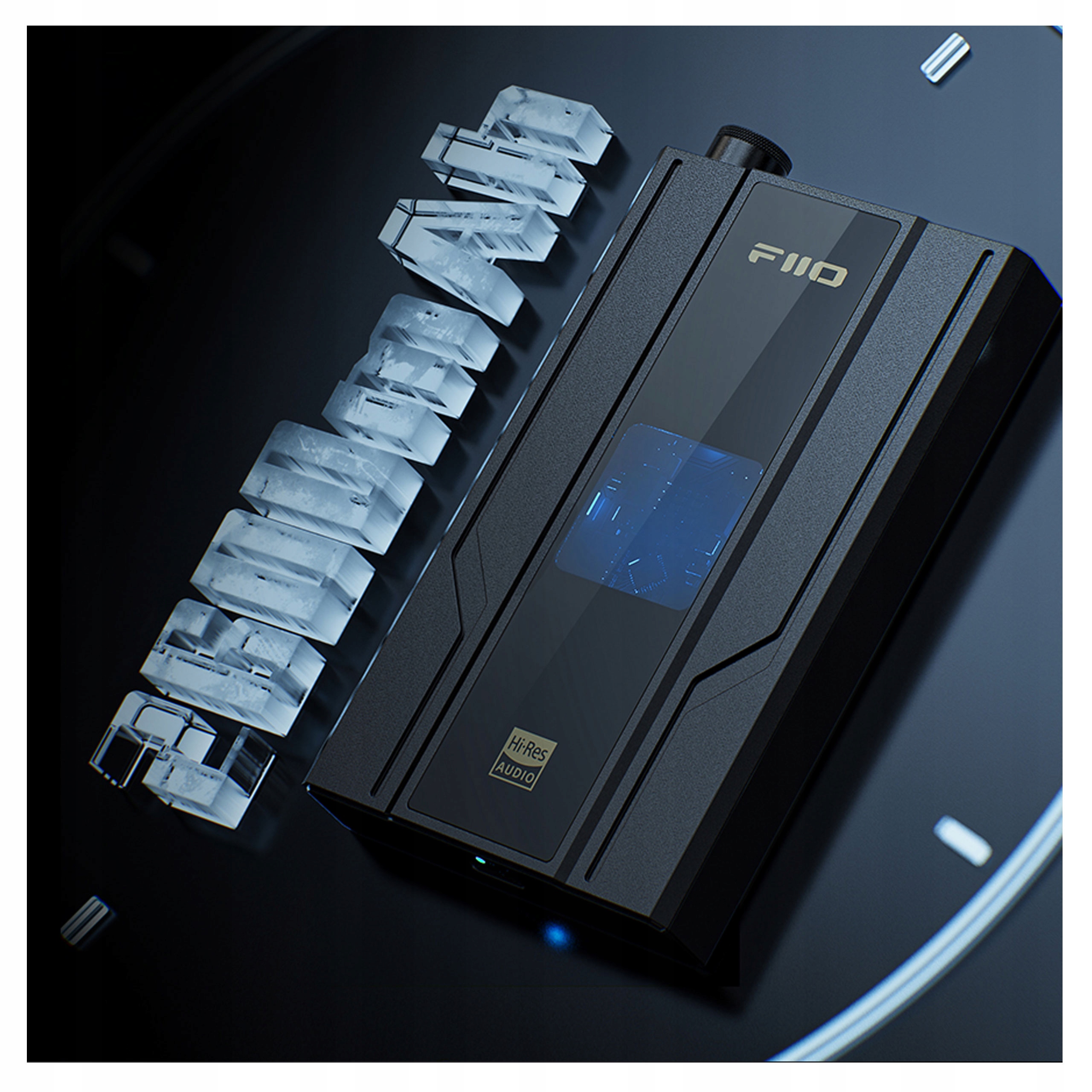 FIIO Q11 PRZENOŚNY WZMACNIACZ SŁUCHAWKOWY Z DAC Złącza minijack USB