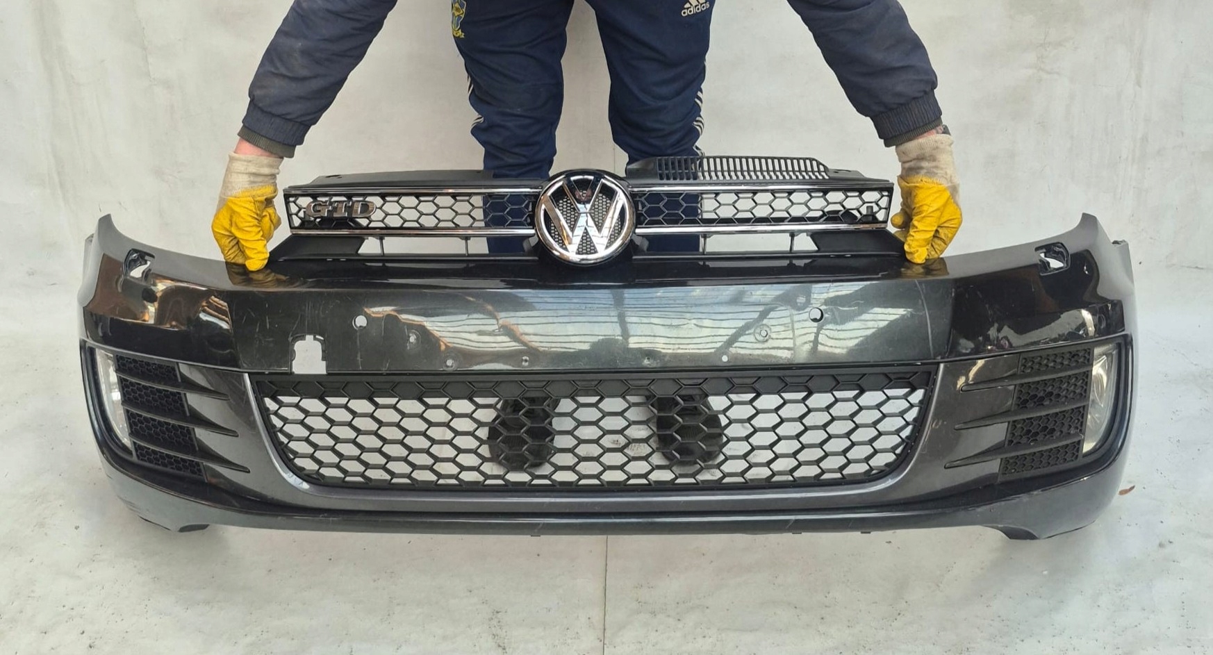 VW GOLF VI 6 5K0 GTD 08- bumper front front SPR PDC 5K0807221B