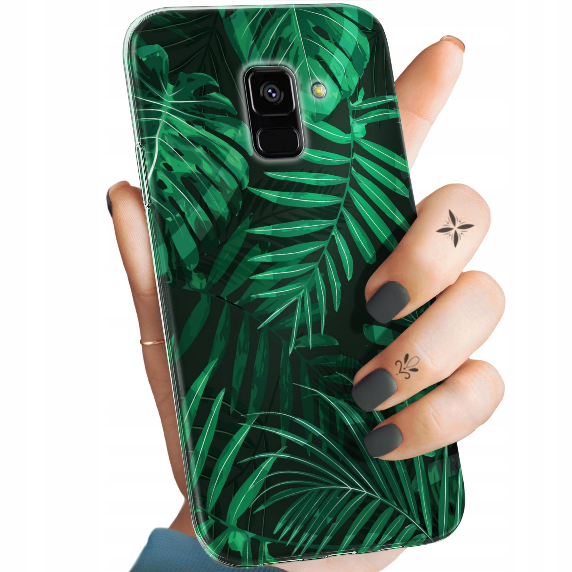 Etui Do Samsung Galaxy A5/A8 2018 Liście Liściaste Natura Obudowa