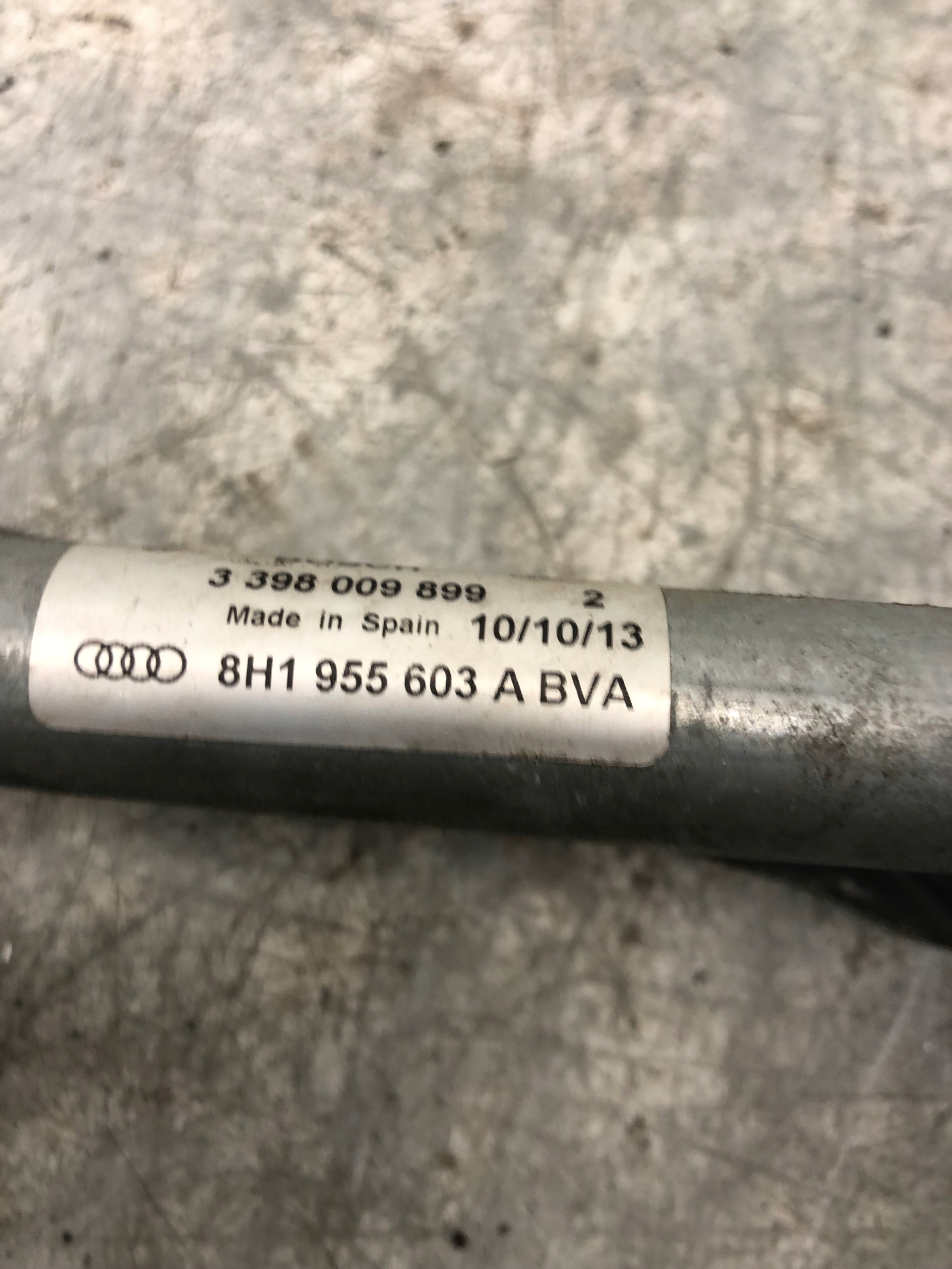 Wischergestänge AUDI A4 B6 CABRIO 8H1955603A 8E1955119