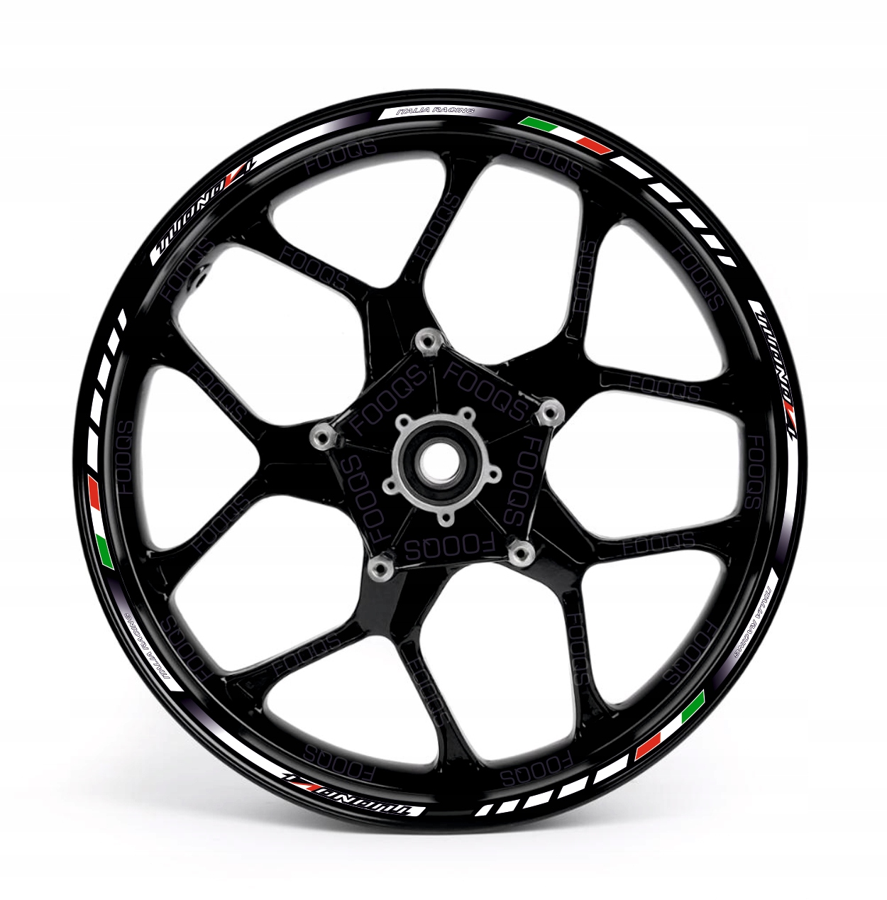 Samolepky Na Ráfky Juula Pro Aprilia TUONO-V4 Bílé