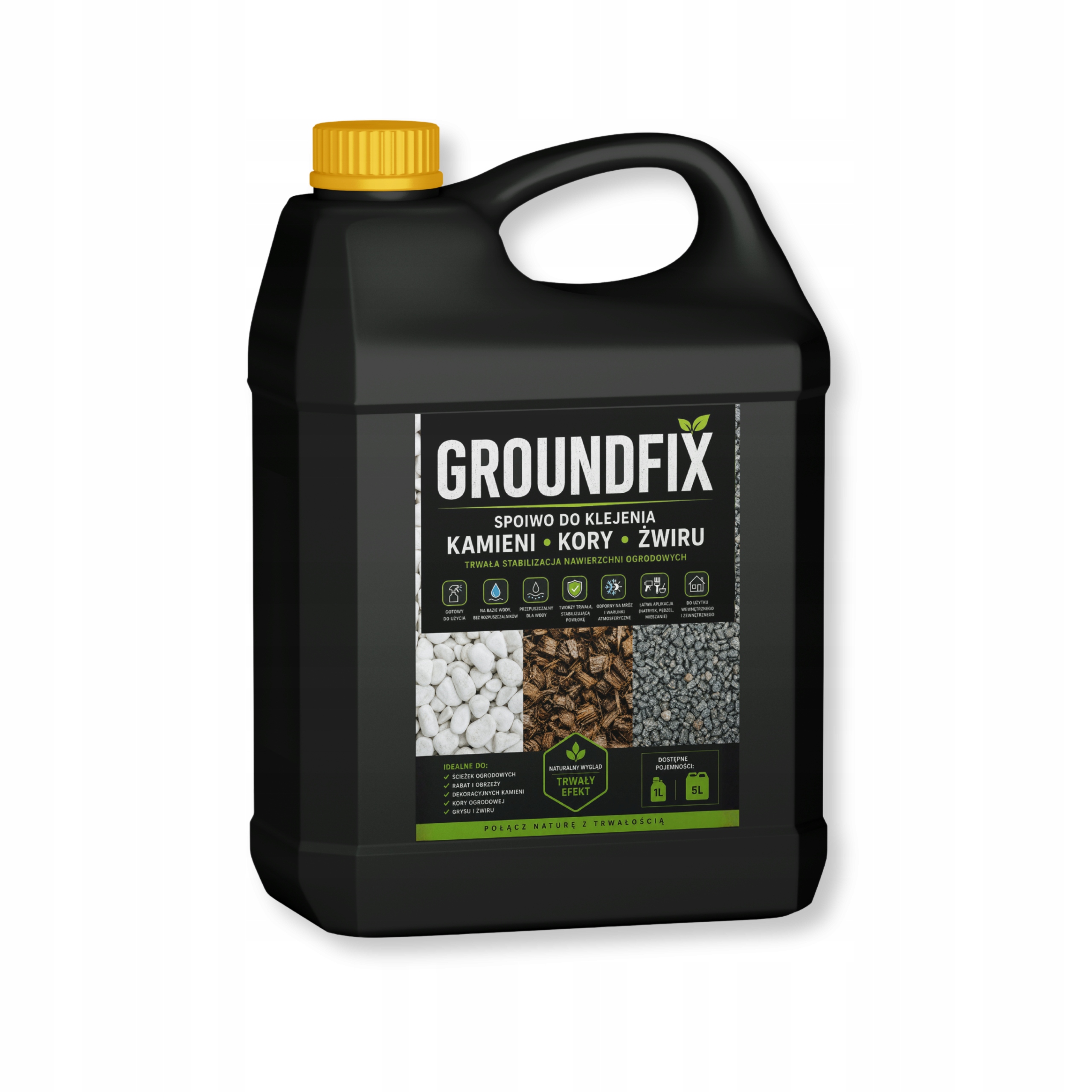 Pojivo pro kámen, kůru, štěrk, kamenivo, podestýlku Groundfix 5 L