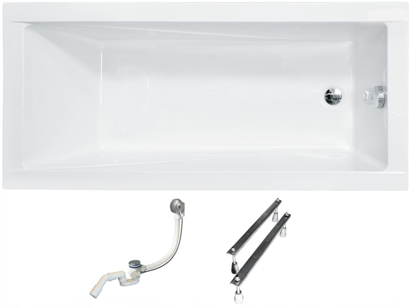 

Besco Modern Wanna Akrylowa 150x70 + Syfon Automat