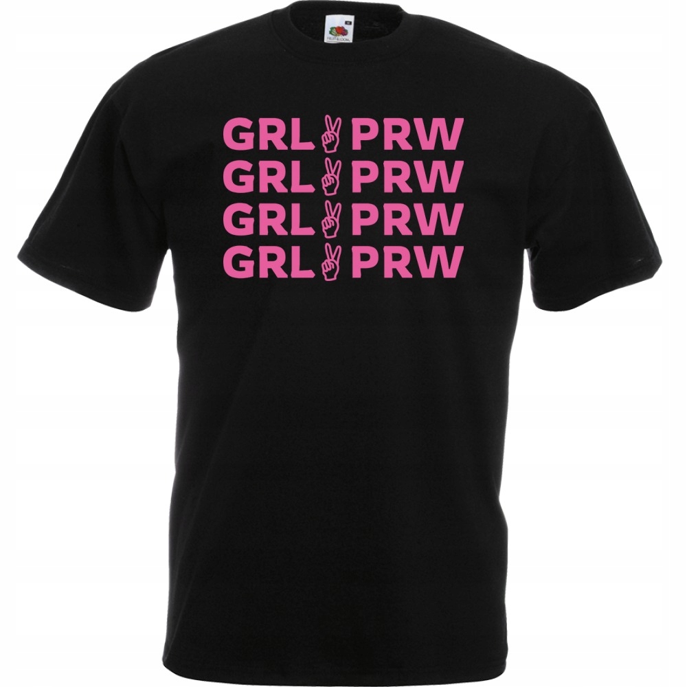 

Koszulka grl pwr girl power feminizm S czarna