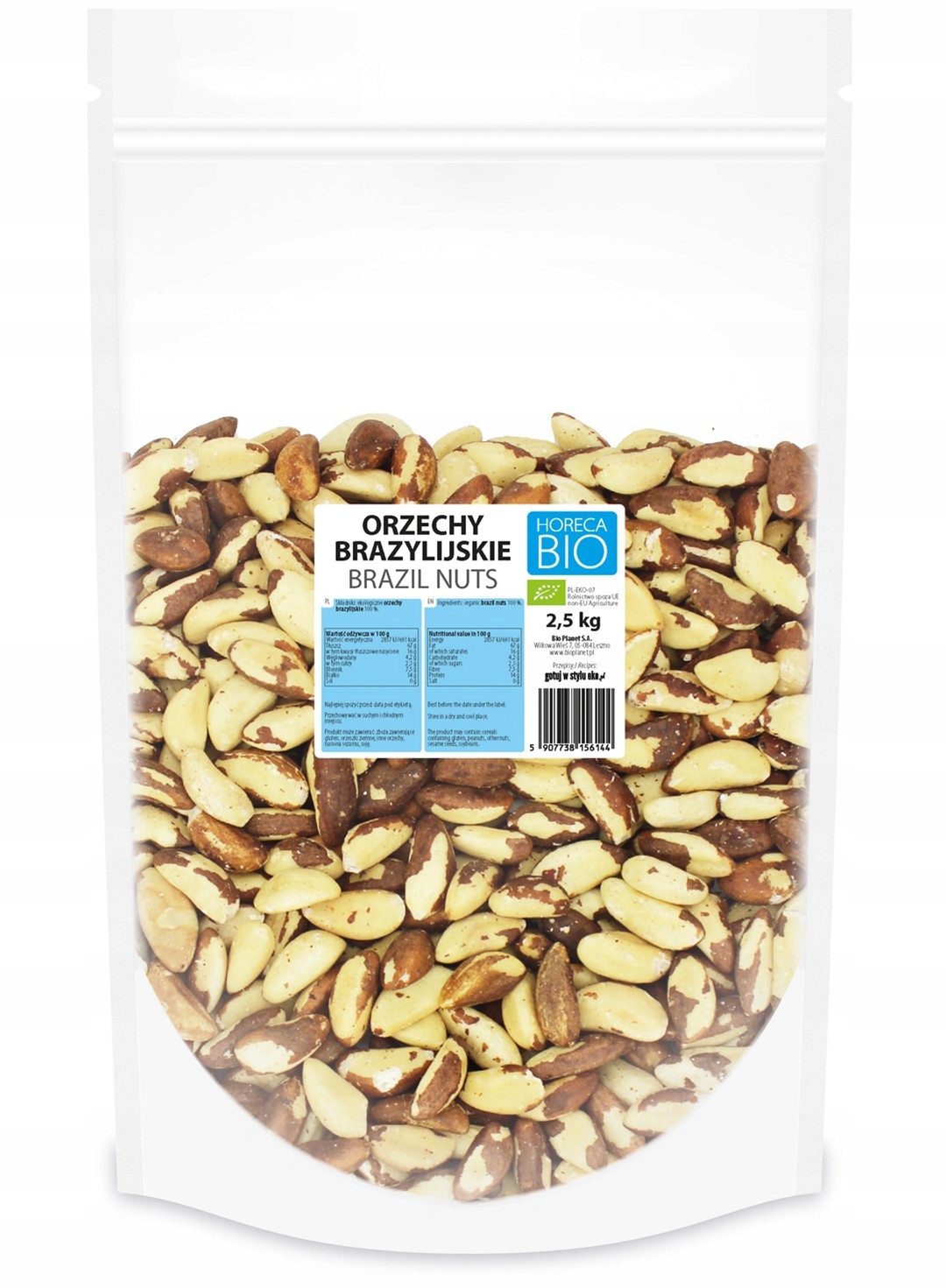 Horeca brazilské ořechy bio 2,5 kg