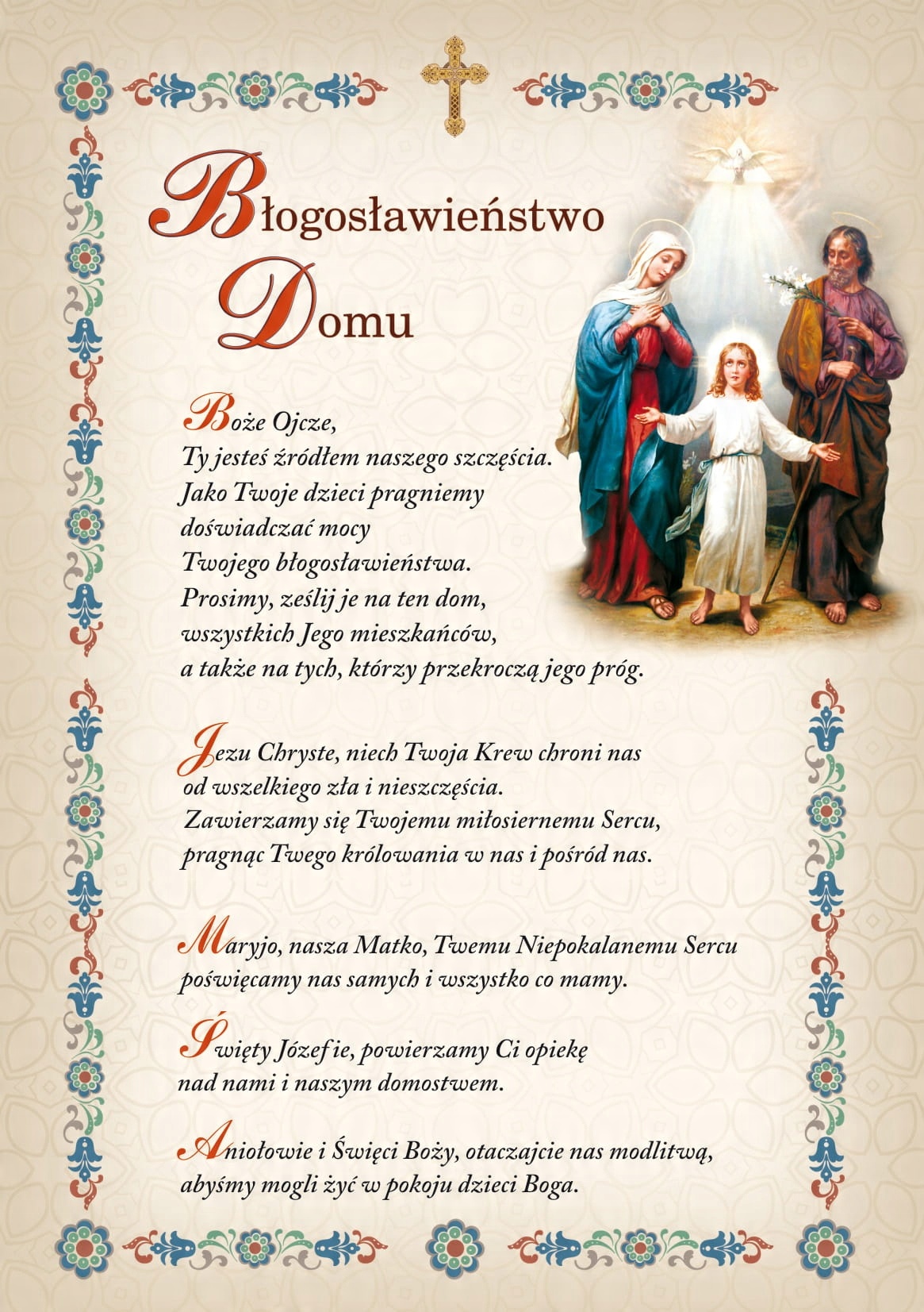

Błogosławieństwo Domu 25 szt.