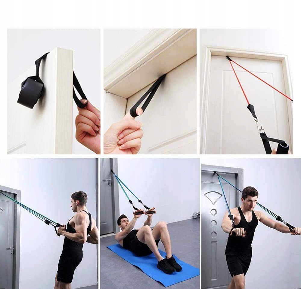 GUMY OPOROWE DO ĆWICZEŃ EKSPANDERY TRENINGOWE FITNESS BANDS ZESTAW 5 GUM Liczba sztuk w zestawie 5