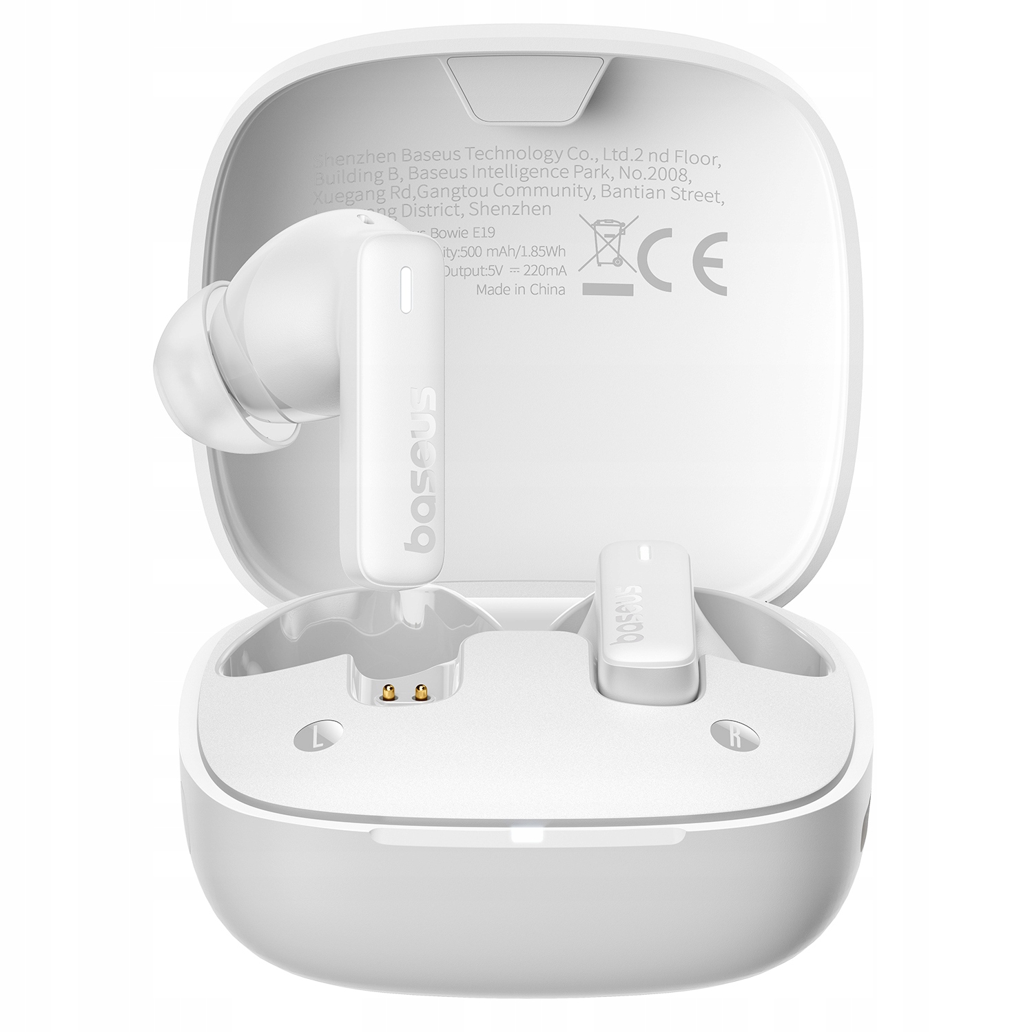 BASEUS SŁUCHAWKI BEZPRZEWODOWE Z ETUI BLUETOOTH 5.3 DOUSZNE Z MIKROFONEM