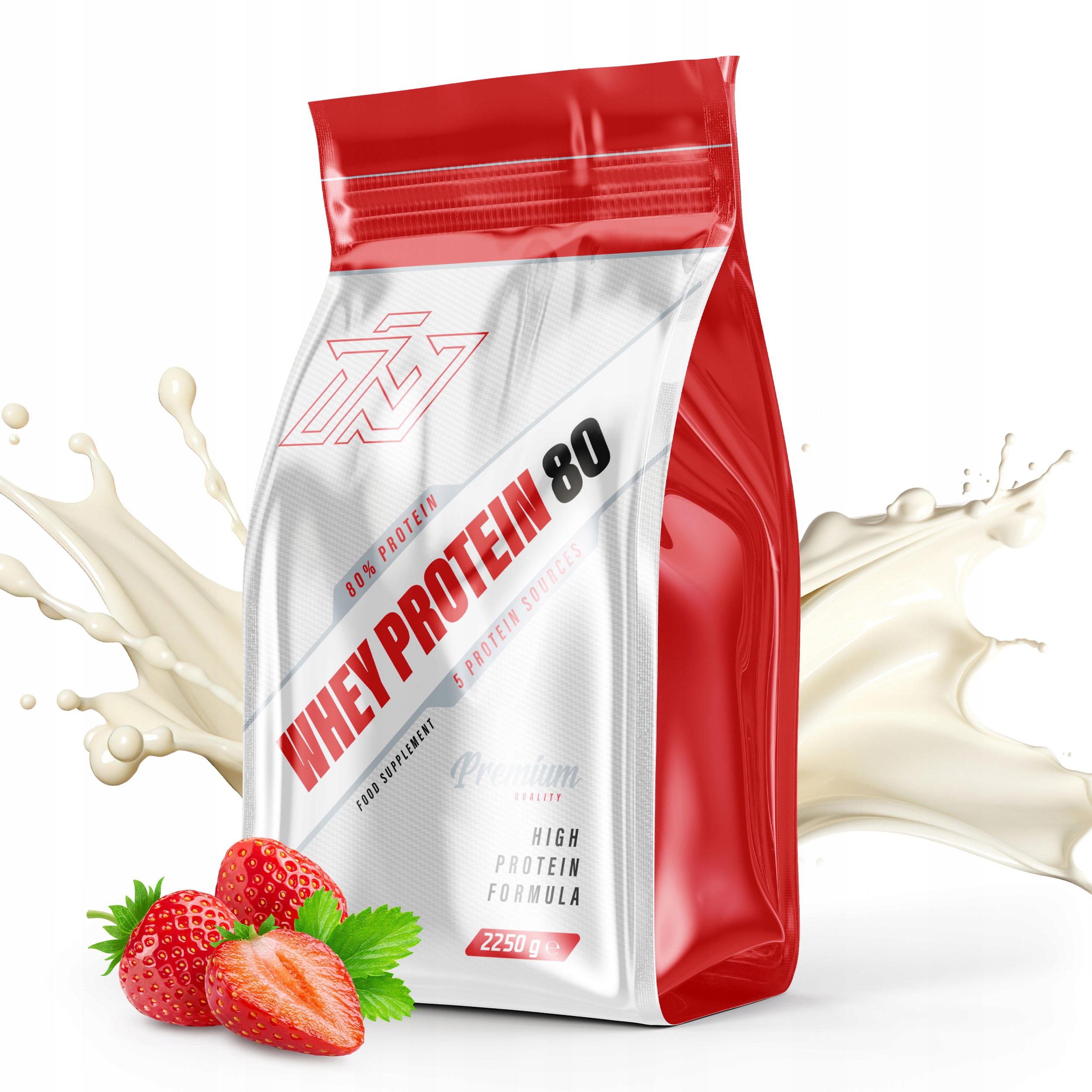 Immortal Whey Protein 80 2,25 kg Jahoda