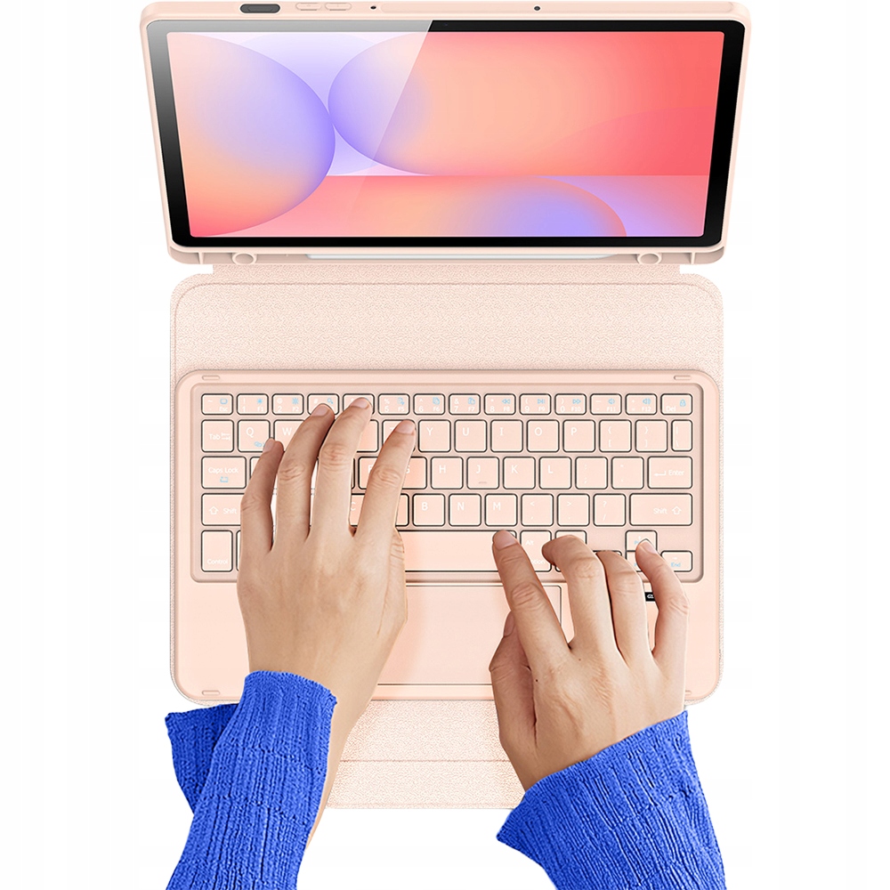 Pouzdro na tablet klávesnice pro Galaxy Tab S9 S9 Fe S10 Lite S10 Fe Dux Ducis