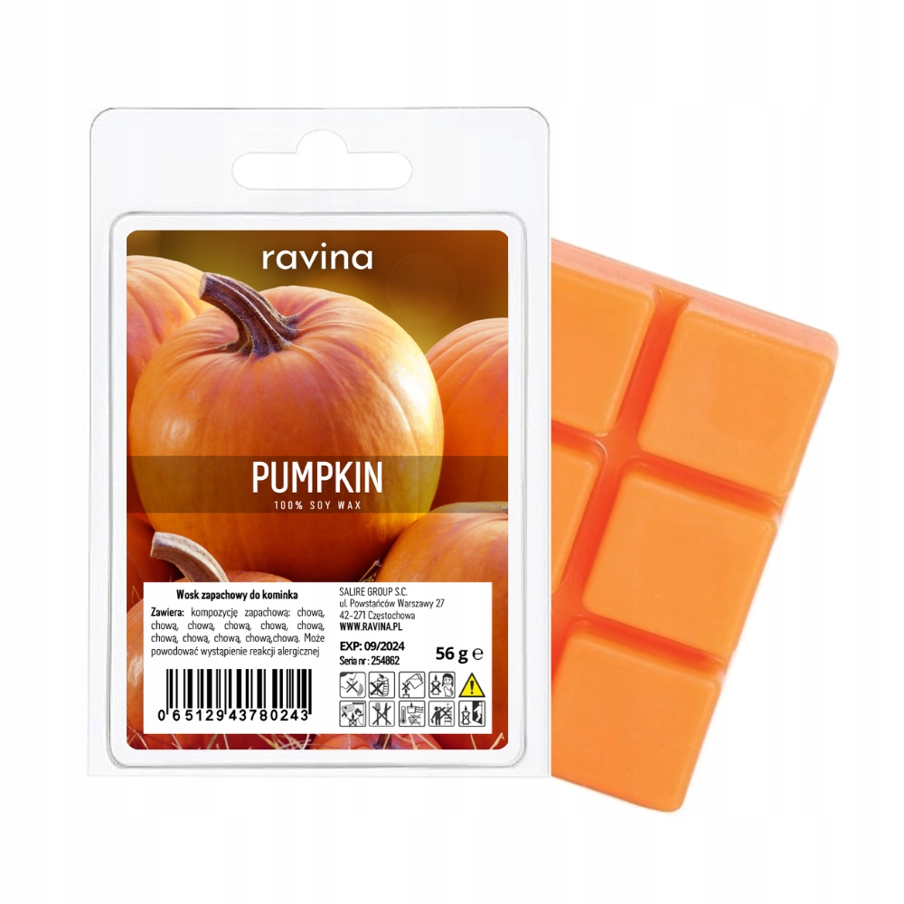 

Dynia Pumpkin Dyniowy Wosk zapachowy kominka 56g