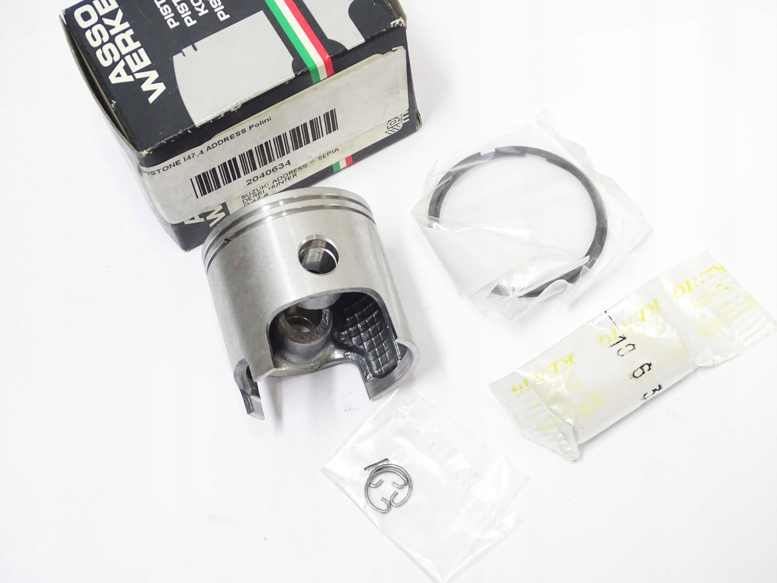 Tłok Asso Polini 47.4 Suzuki Address Sepia Hunter