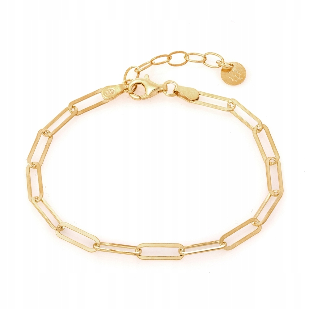 Bransoletka pozłacana Ania Kruk złota łańcuch srebro 925