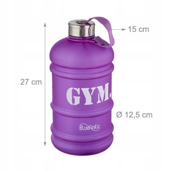

Butelka Bidon kanister 2,2L siłownia Gym Purple