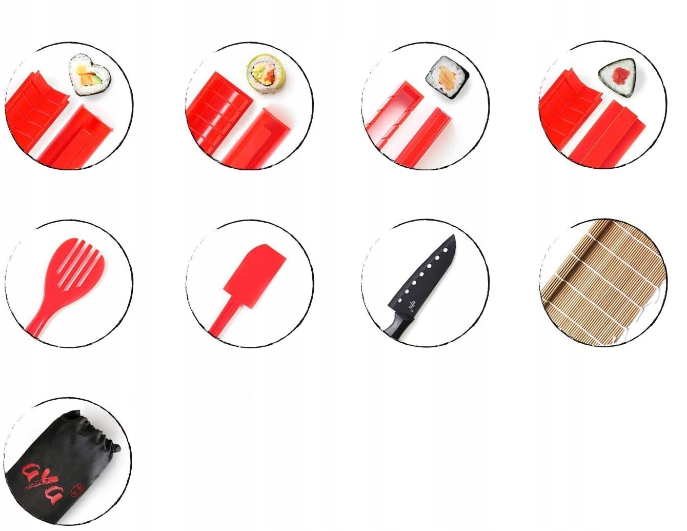 Zestaw do sushi 11 szt. AYA Marka inna