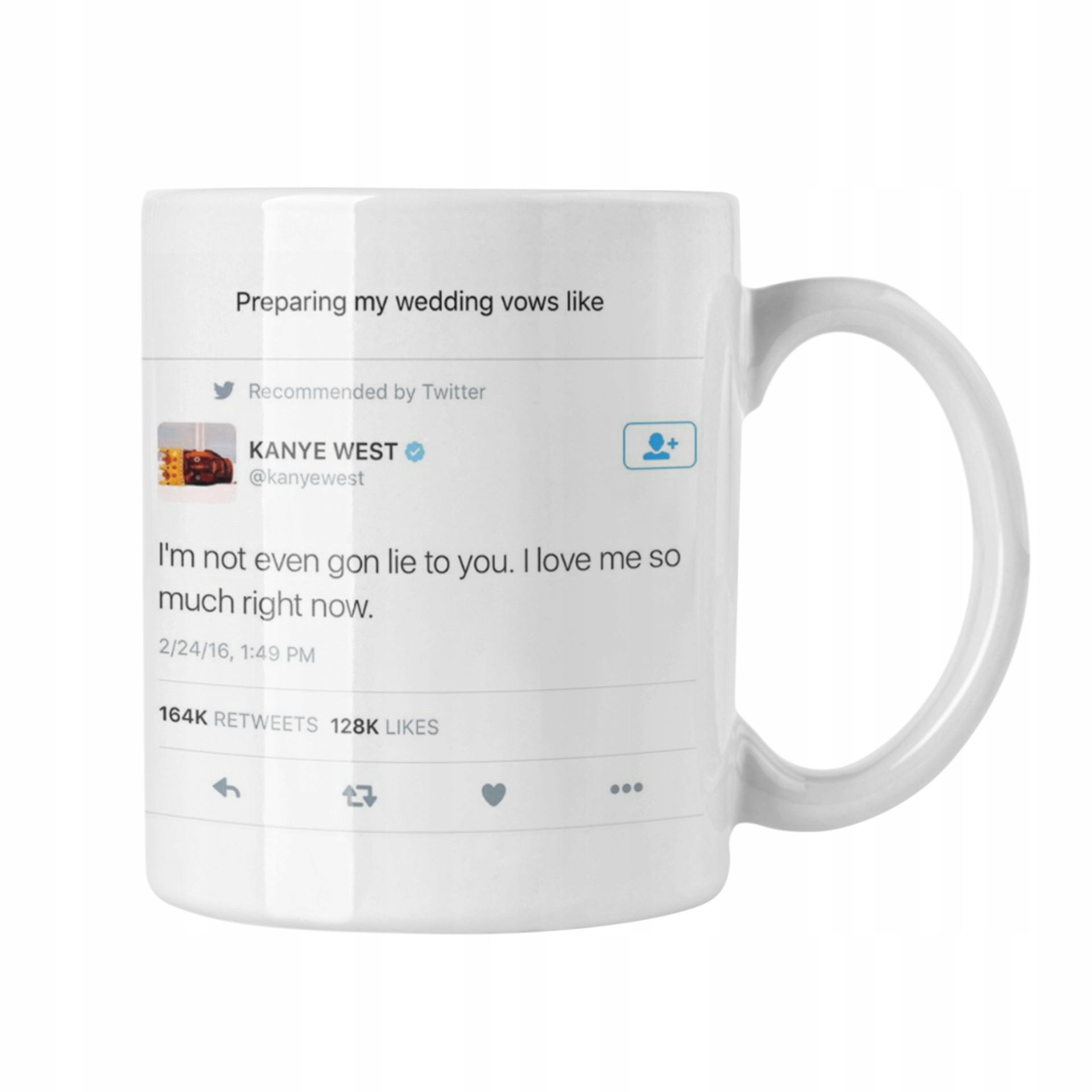 

Kubek Cytat Kanye West Tweet Fana