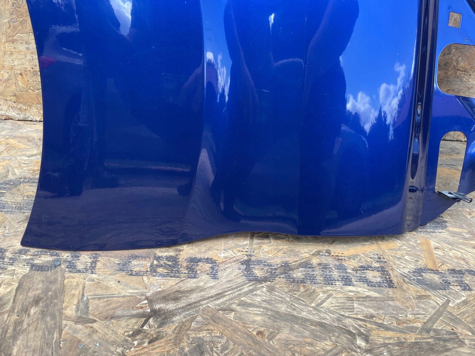 blatník předek přední levý Ford Transit Custom modrý