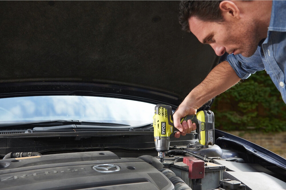 Klucz udarowy RYOBI R18IW3-0 + aku + ładowarka Kod producenta R18IW3-0