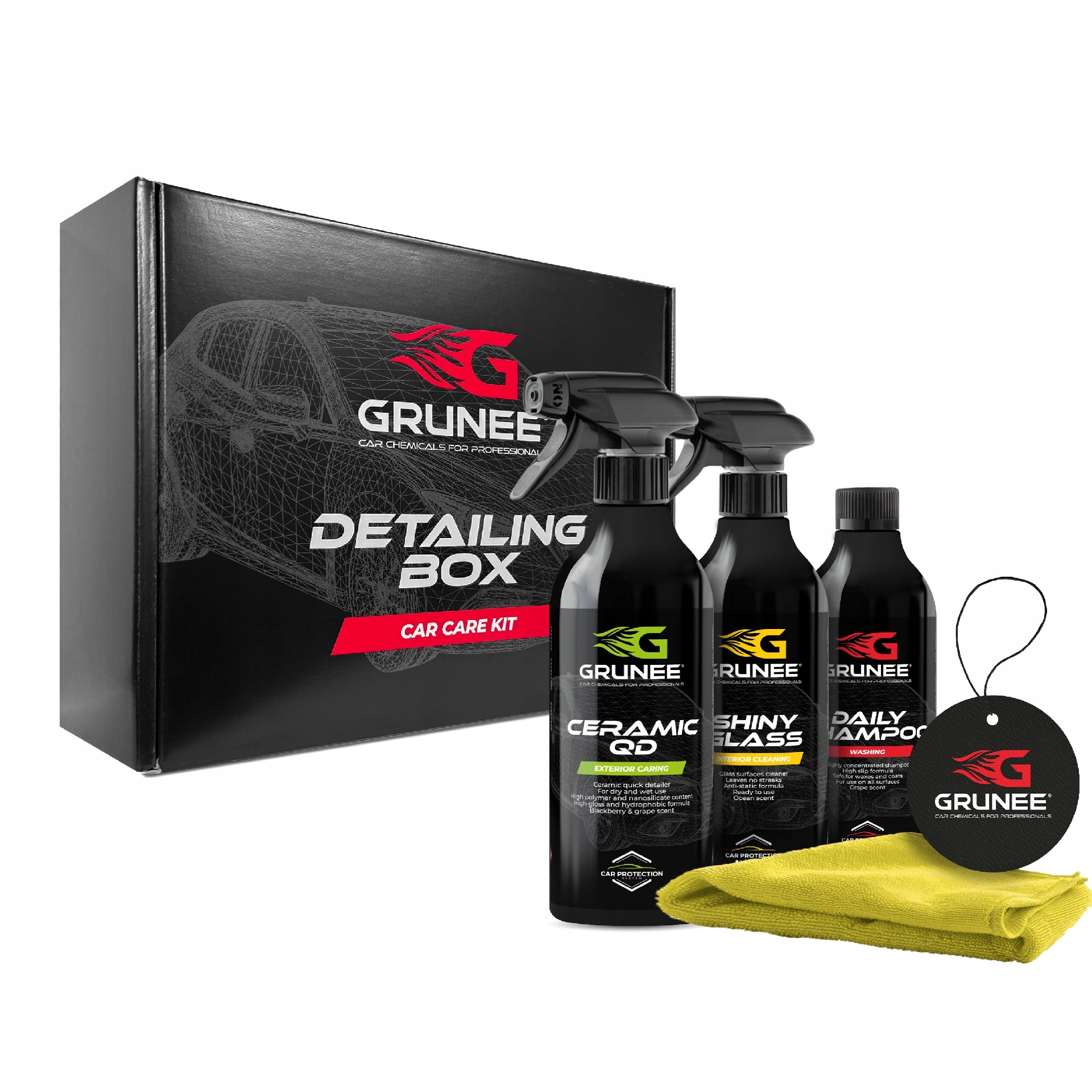 Tekutý Vosk Sada Keramický Qd vosk na mokro na auto Dárková Sada