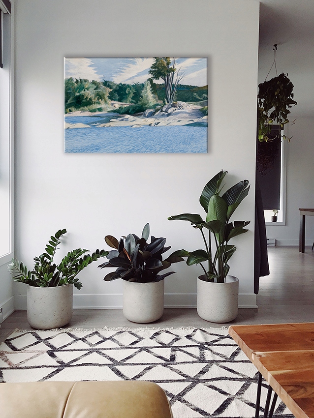 Rep E. Hopper White Rive at Sharon 90x70 obraz Lue Marka inna