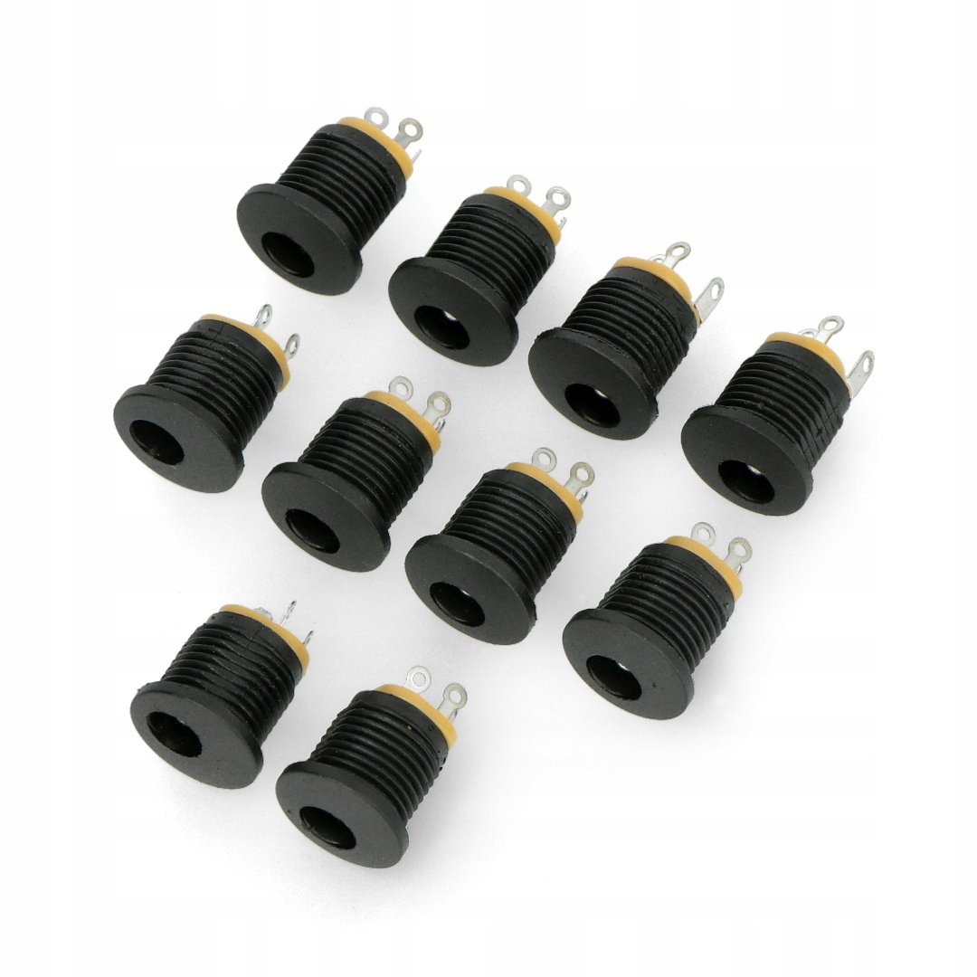

Gniazdo DC 5.5 x 2.5mm do obudowy 12mm 10szt.